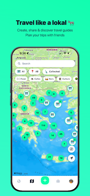 Επίσημο Google Play screenshot του χάρτη στο belokal